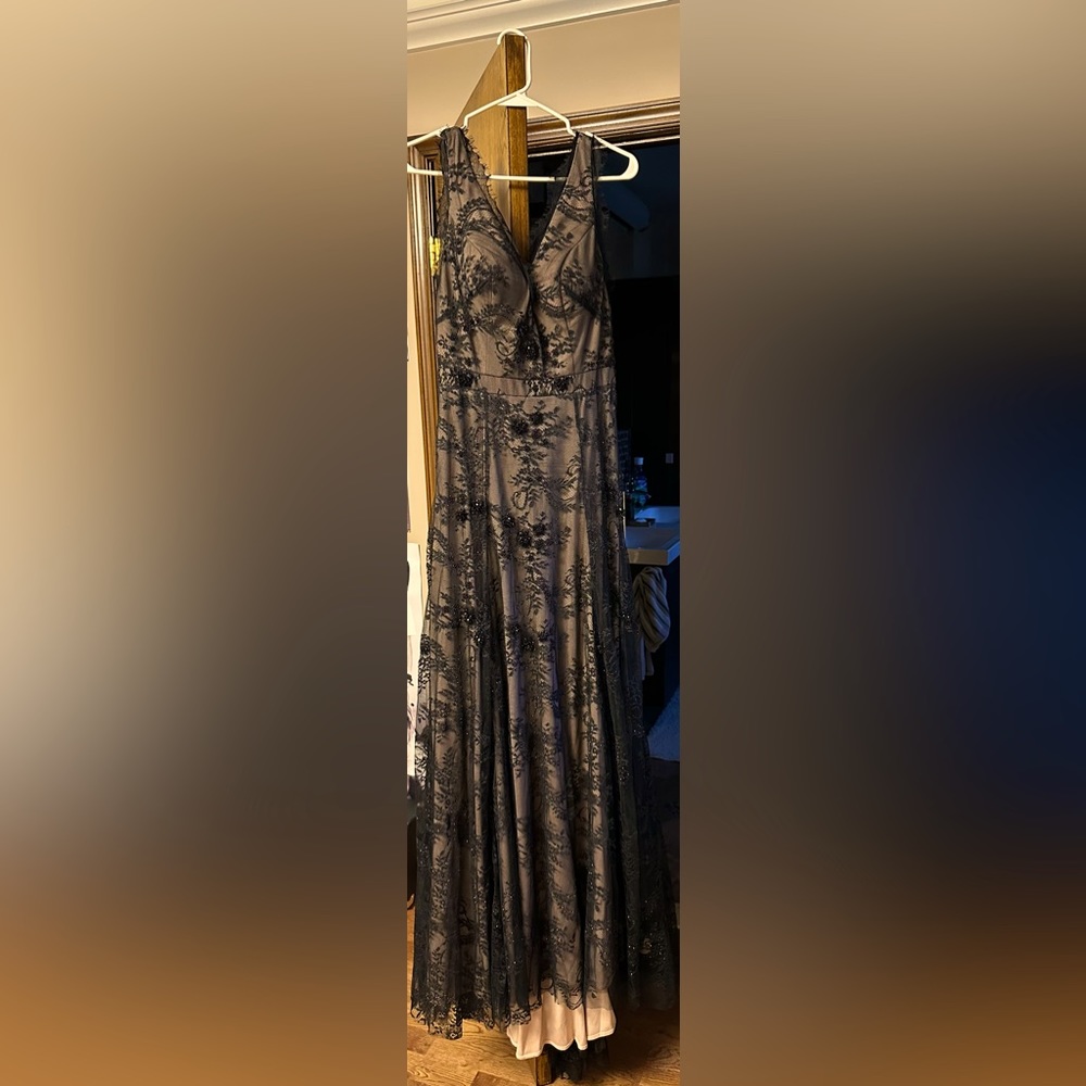 LARA Design Black Lace Prom/ Hoco Dress Size 6